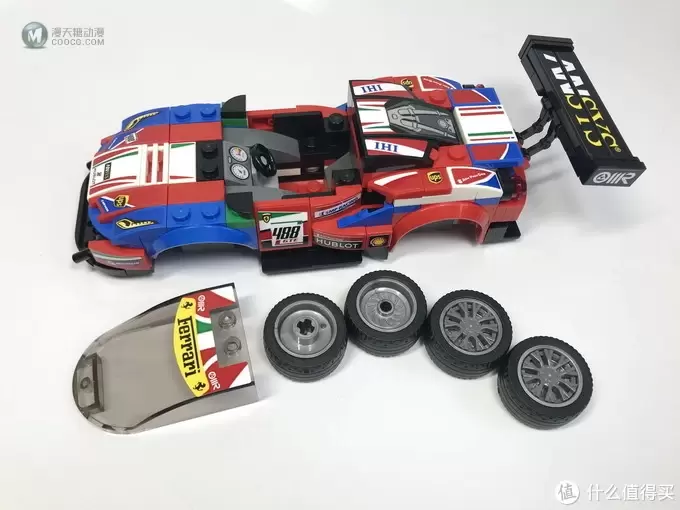 LEGO 乐高 拼拼乐 篇209：超级赛车 75889 之 法拉利 Ferrari 488 GTE