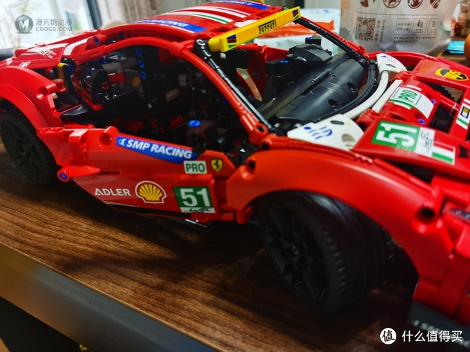 积木们 篇二十二：牛年马犇犇～乐高42125，Ferrari 488 GTE