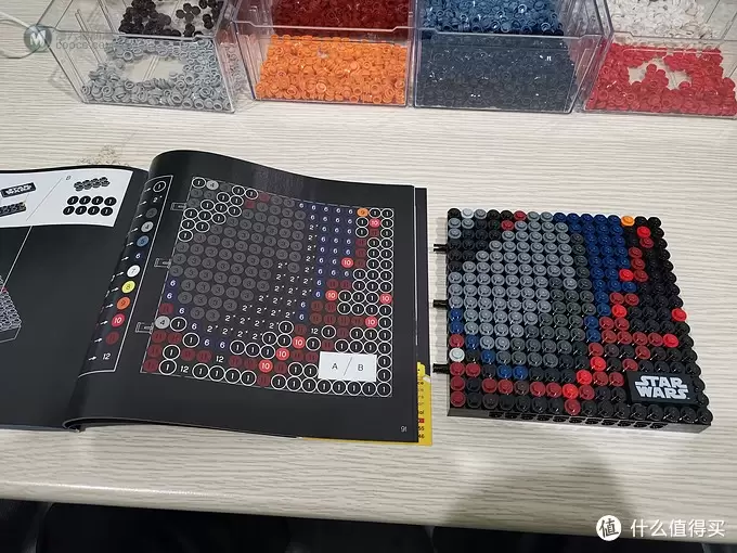 老杨的玩具仓库 篇五十五：LEGO 马赛克艺术画 31200 星球大战 西斯黑暗尊主