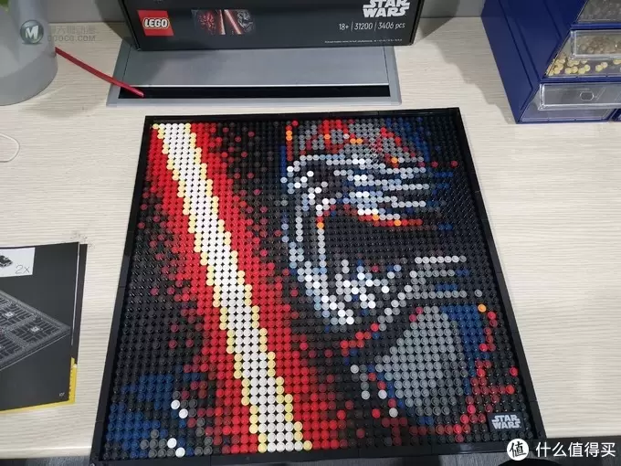 老杨的玩具仓库 篇五十五：LEGO 马赛克艺术画 31200 星球大战 西斯黑暗尊主