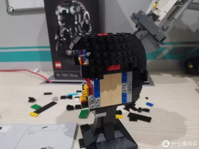 老杨的玩具仓库 篇五十：LEGO 星球大战 40周年 头盔系列 75274 钛战机驾驶员头盔 评测