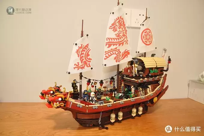 LEGO 乐高 幻影忍者 70618  命运赏赐号  龙船