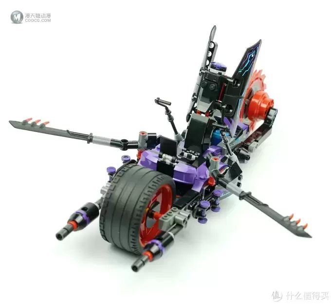 东方蒸汽朋克之美 - 乐高Lego 幻影忍者 Ninjago 武士X大战锯齿摩托车 70642详细评测