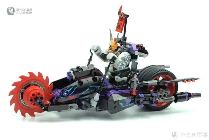 东方蒸汽朋克之美 - 乐高Lego 幻影忍者 Ninjago 武士X大战锯齿摩托车 70642详细评测