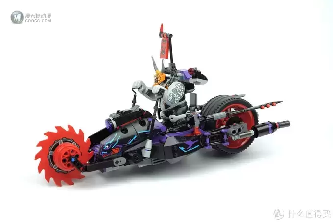 东方蒸汽朋克之美 - 乐高Lego 幻影忍者 Ninjago 武士X大战锯齿摩托车 70642详细评测