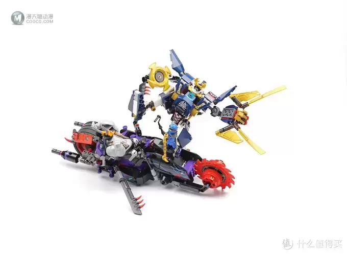 东方蒸汽朋克之美 - 乐高Lego 幻影忍者 Ninjago 武士X大战锯齿摩托车 70642详细评测