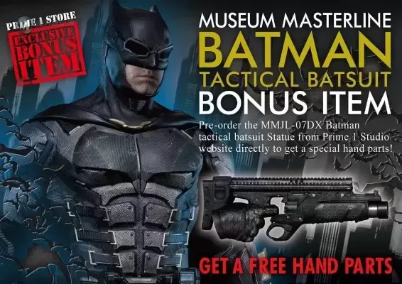 MuseumMasterLine系列 MMJL-7DX 正义联盟2017 蝙蝠侠 Tactical Batsuit