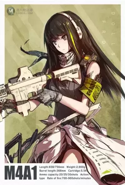 小军械库 LADF05 少女前线 M4A1