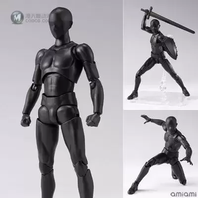 S.H.Figuarts 男性素体 DX SET 2 纯黑Ver.