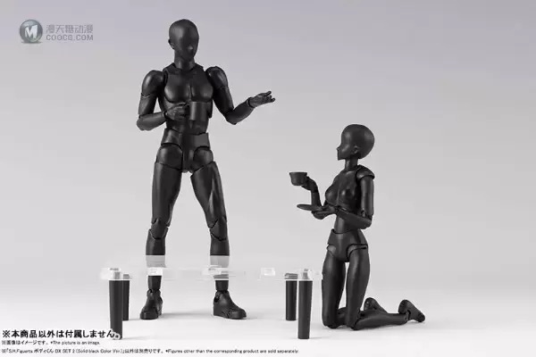 S.H.Figuarts 男性素体 DX SET 2 纯黑Ver.