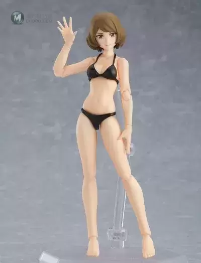 figma#505 女性body 千秋 露背毛衣