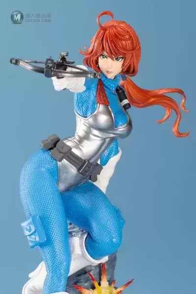 美少女雕像 G.I. Joe 红发女郎 天蓝色 限定版