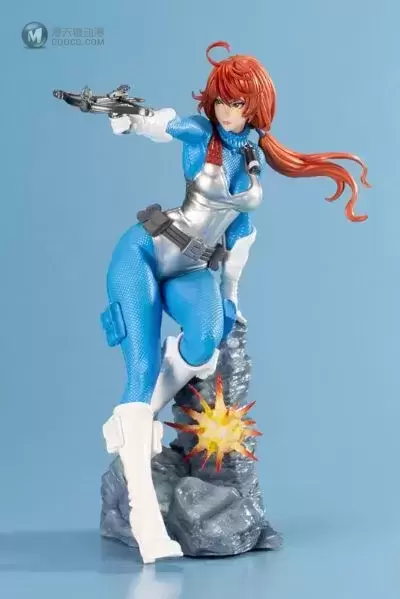 美少女雕像 G.I. Joe 红发女郎 天蓝色 限定版