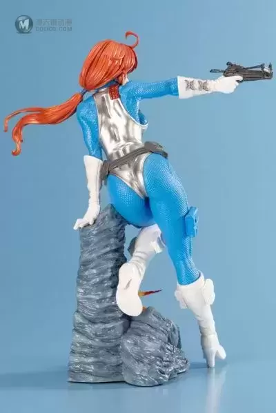 美少女雕像 G.I. Joe 红发女郎 天蓝色 限定版