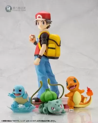 ARTFX J Pokémon Figure Series 精灵宝可梦 Red&小火龙