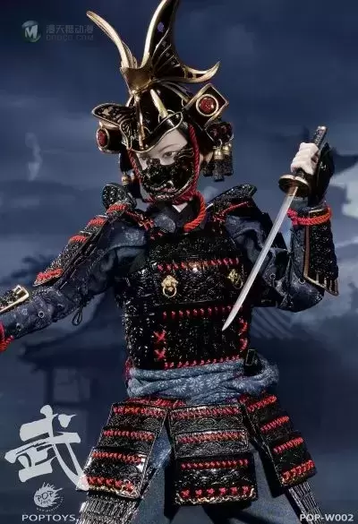 W002 女将系列 第二弹 蝴蝶盔女武士 A款黑甲普通版