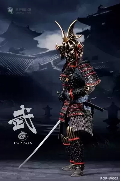 W002 女将系列 第二弹 蝴蝶盔女武士 A款黑甲普通版