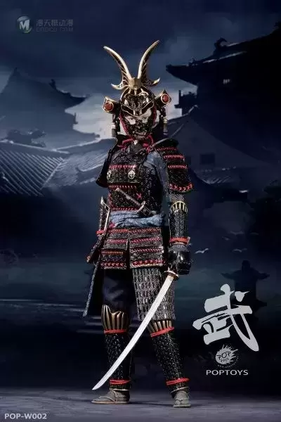 W002 女将系列 第二弹 蝴蝶盔女武士 A款黑甲普通版