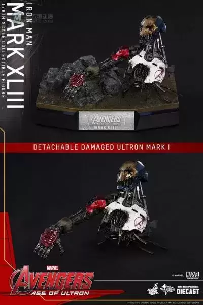 电影杰作 DIECAST 1/6 复仇者联盟2：奥创时代 钢铁侠 Mark. 43