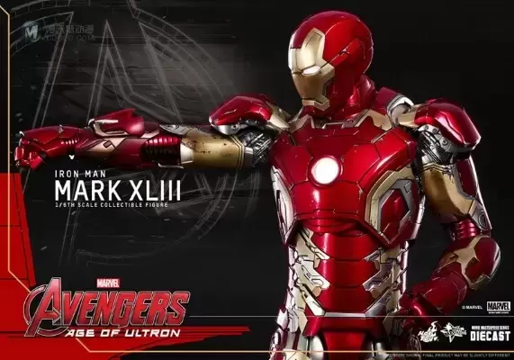 电影杰作 DIECAST 1/6 复仇者联盟2：奥创时代 钢铁侠 Mark. 43