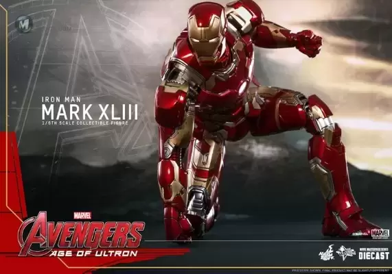 电影杰作 DIECAST 1/6 复仇者联盟2：奥创时代 钢铁侠 Mark. 43