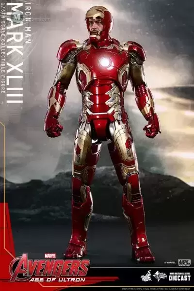 电影杰作 DIECAST 1/6 复仇者联盟2：奥创时代 钢铁侠 Mark. 43