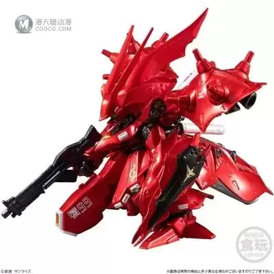 食玩 机动战士高达 逆袭的夏亚 贝托蒂嘉的子嗣  MSN-04-2 夜莺 Metallic Color ver.