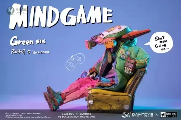 Damtoys x Coal Dog ZP003 1/6 Mindgame系列-绿六GREEN SIX