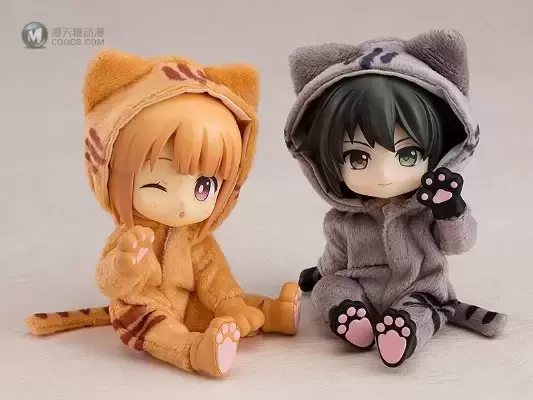粘土人Doll 动物手掌零件套装（棕色）