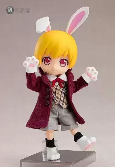 粘土人Doll 动物手掌零件套装（白色）