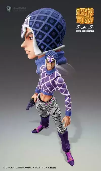 超像可动 JOJO的奇妙冒险 黄金之风 葛德・米斯达 ＆ 性感手枪